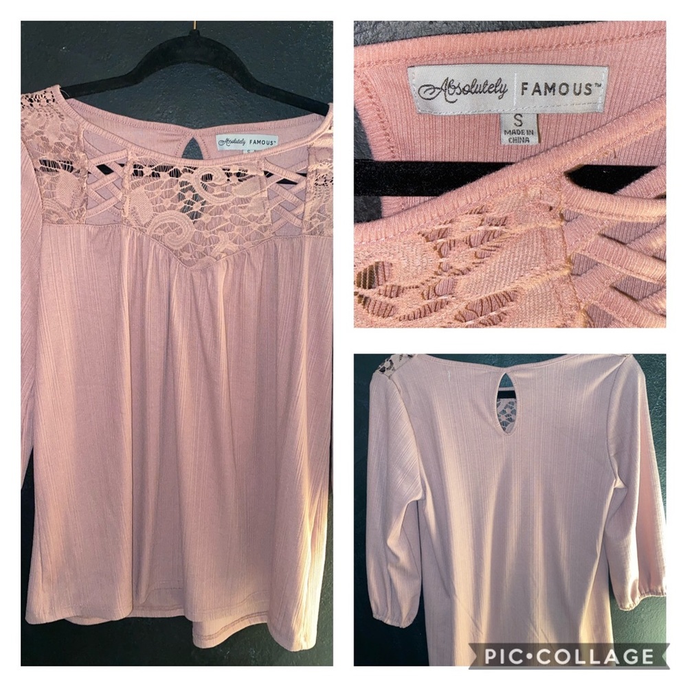 Pink blouse